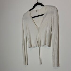 Garage cropped cardigan